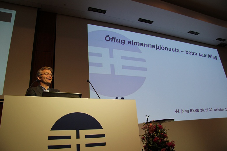 Rúnar Vilhjálmsson á 44. þingi BSRB 2015