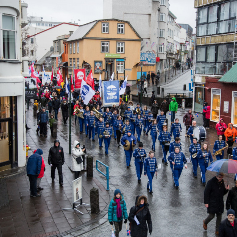 Kröfuganga í Reykjavík 1. maí 2017