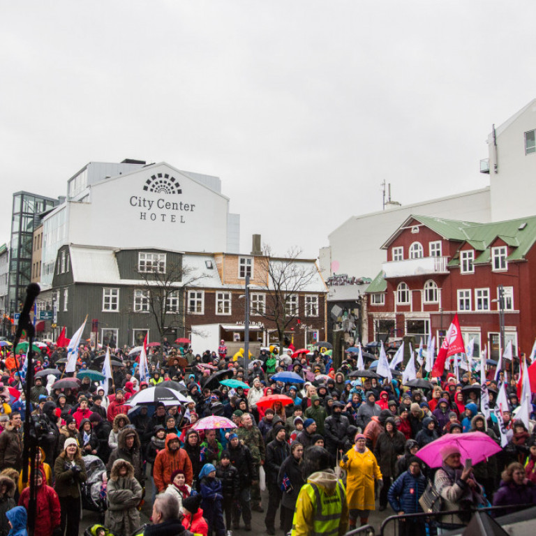 Útifundur í Reykjavík 1. maí 2017