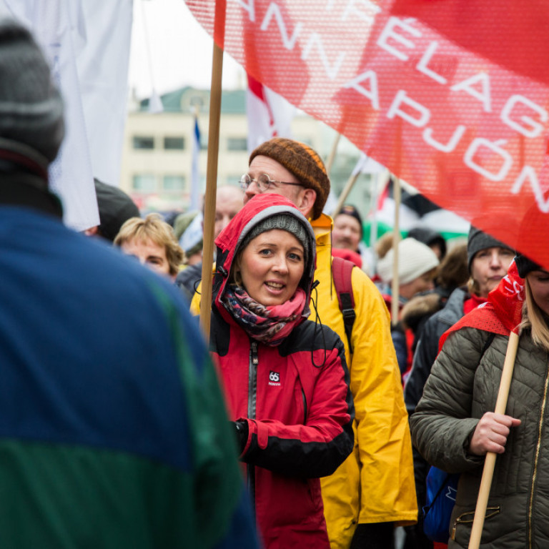 Kröfuganga í Reykjavík 1. maí 2017
