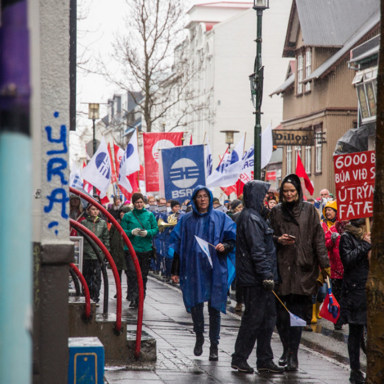 Kröfuganga í Reykjavík 1. maí 2017