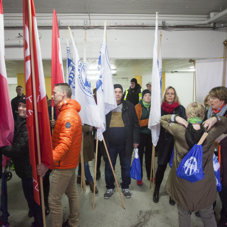 Kröfuganga 1. maí undirbúin