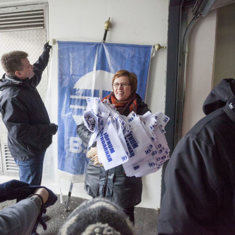 Kröfuganga 1. maí undirbúin