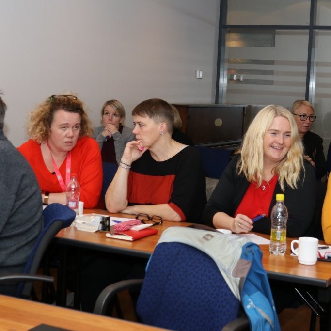 Unnin voru stutt verkefni til að þjálfa fólk í þeim aðferðum sem Sigríður Hulda kenndi.