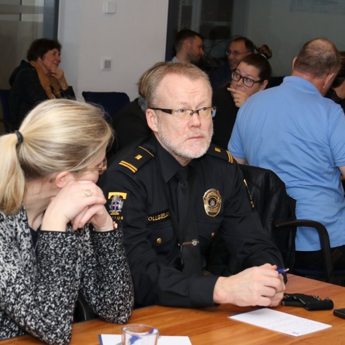 Unnin voru stutt verkefni til að þjálfa fólk í þeim aðferðum sem Sigríður Hulda kenndi.
