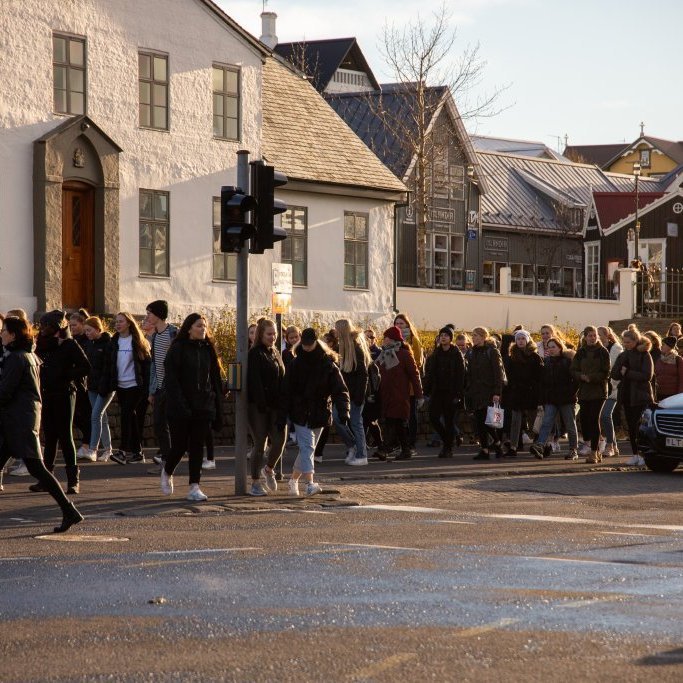 Samstöðufundur á Arnarhóli á kvennafrídaginn 24. október 2018.