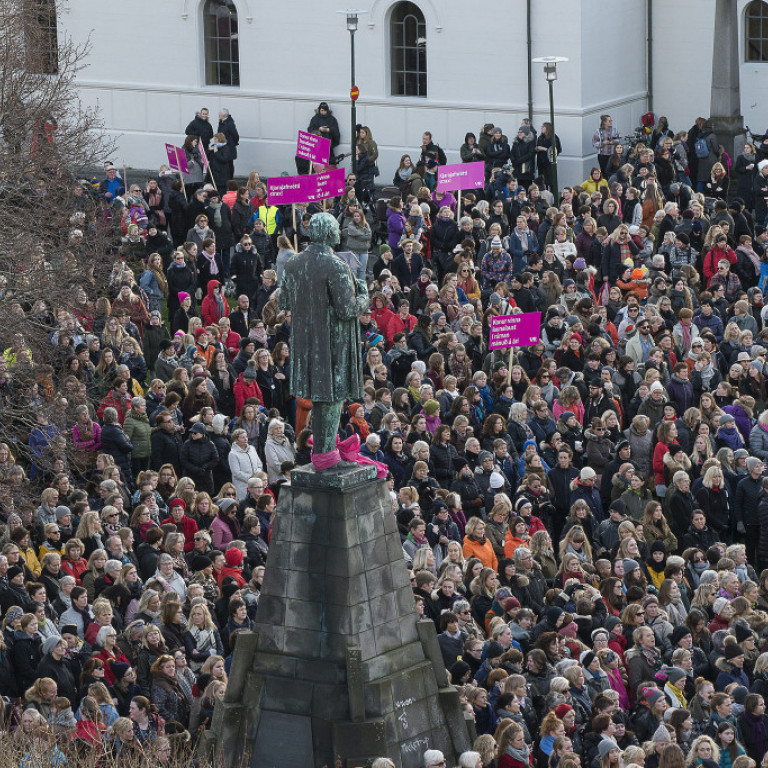 Kvennafrí - Samstöðufundur á Austurvelli