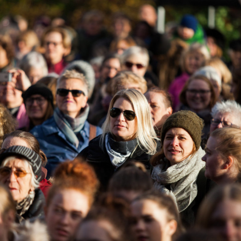 Kvennafrí - Samstöðufundur á Austurvelli