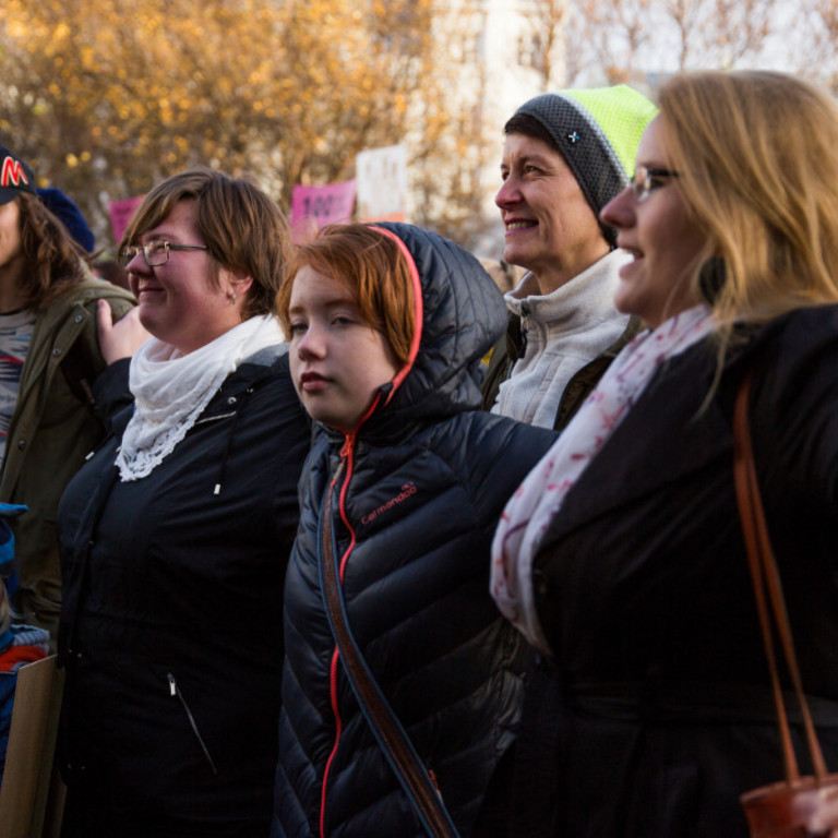 Kvennafrí - Samstöðufundur á Austurvelli