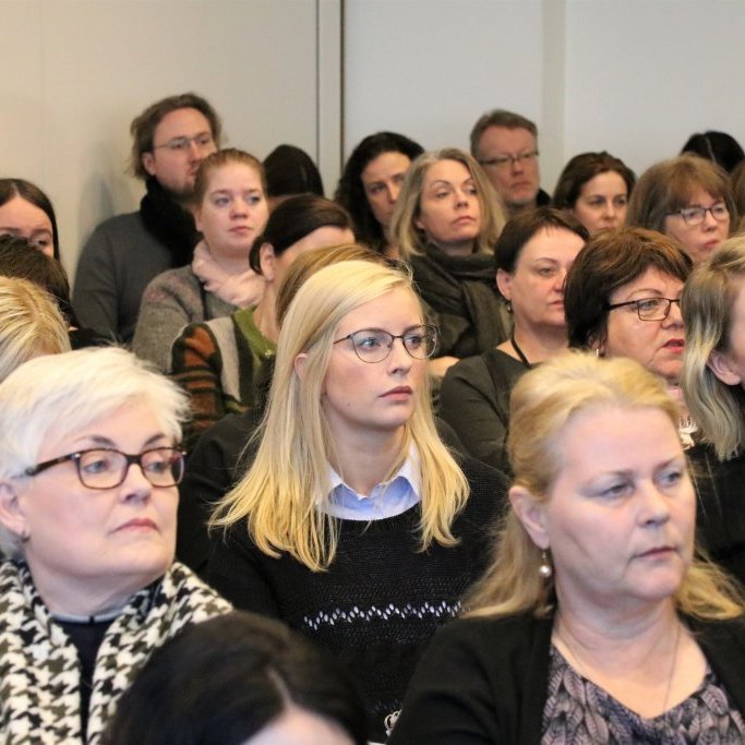 Málþingið um kulnun og álag í starfi var afar vel sótt.