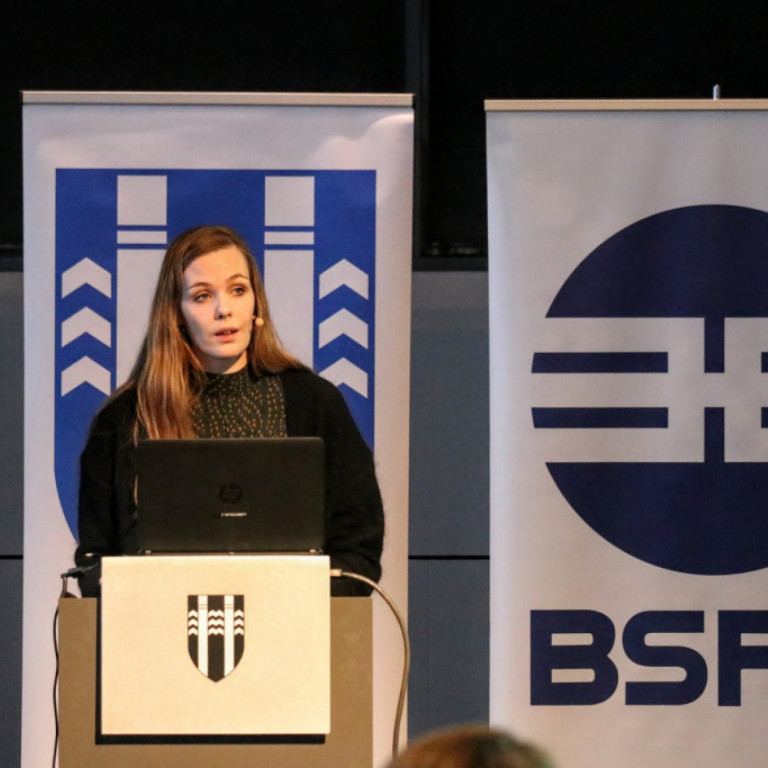 Sonja Ýr Þorbergsdóttir, lögfræðingur BSRB, fjallaði um áhrif styttingar vinnuvikunnar á jafnrétti á vinnumarkaði.