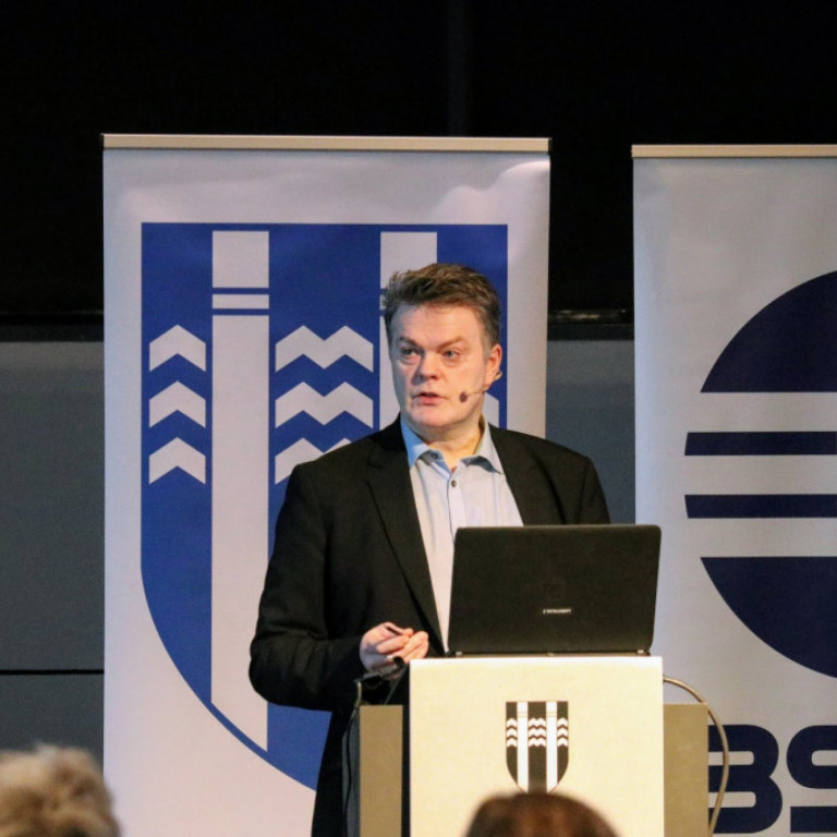 Halldór Halldórsson, formaður Sambands íslenskra sveitarfélaga fjallaði um áherslur sveitarfélaganna þegar kemur að styttingu vinnuvikunnar.