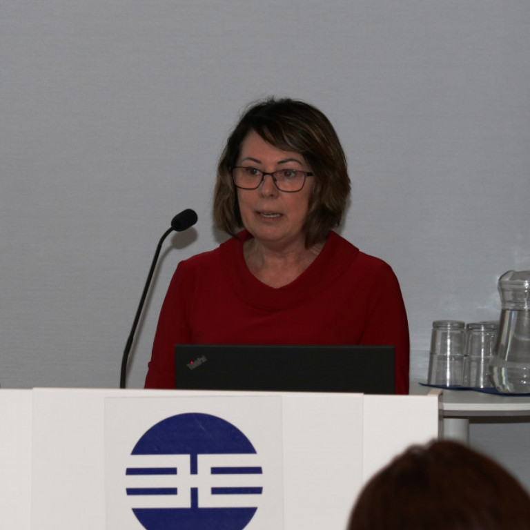 Elín Björg Jónsdóttir, formaður BSRB, setti menntadag BSRB.