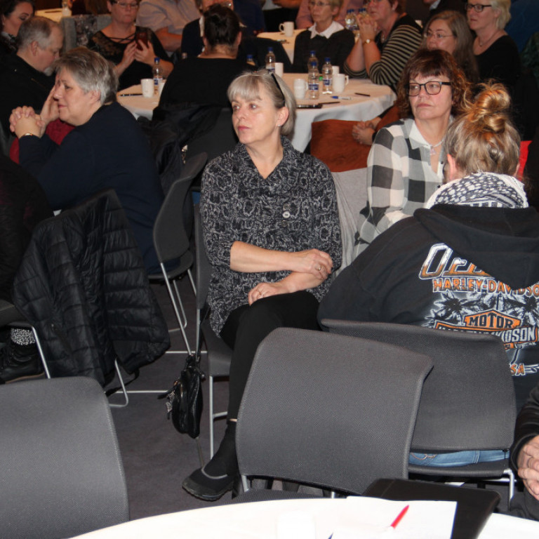 Góð þátttaka var á trúnaðarmannaráðstefnunni.