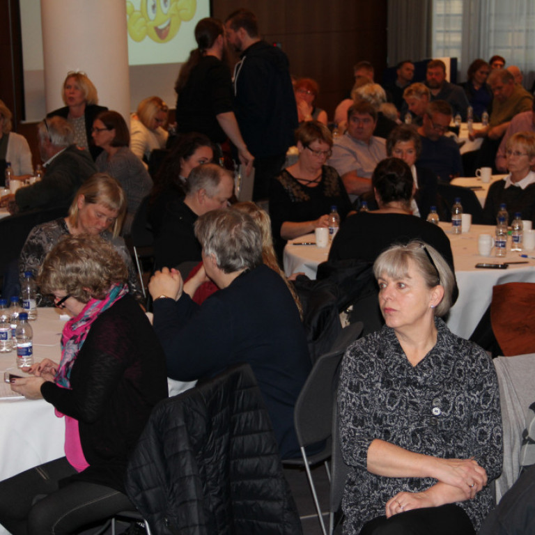 Góð þátttaka var á trúnaðarmannaráðstefnunni.