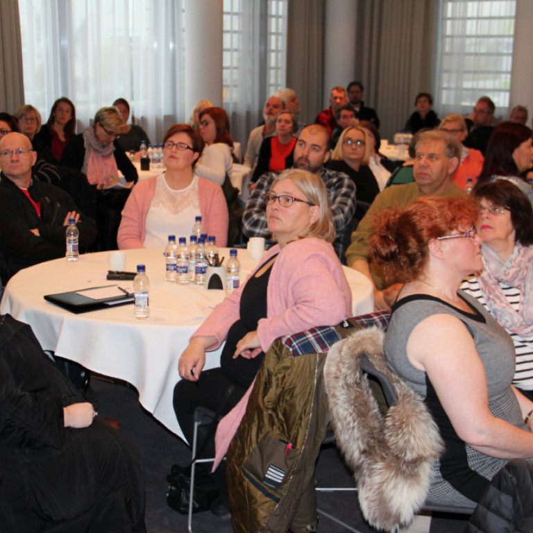 Góð þátttaka var á trúnaðarmannaráðstefnunni.