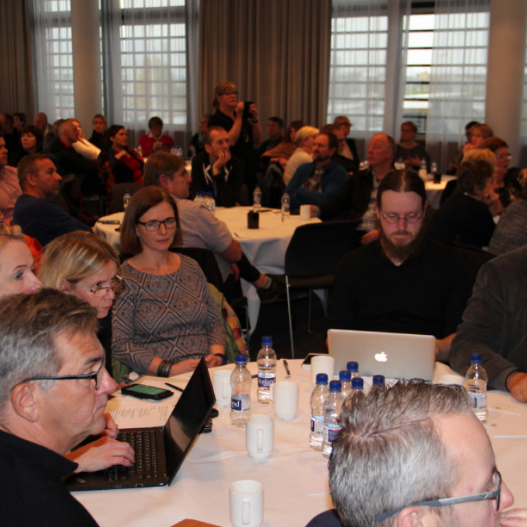 Góð þátttaka var á trúnaðarmannaráðstefnunni.