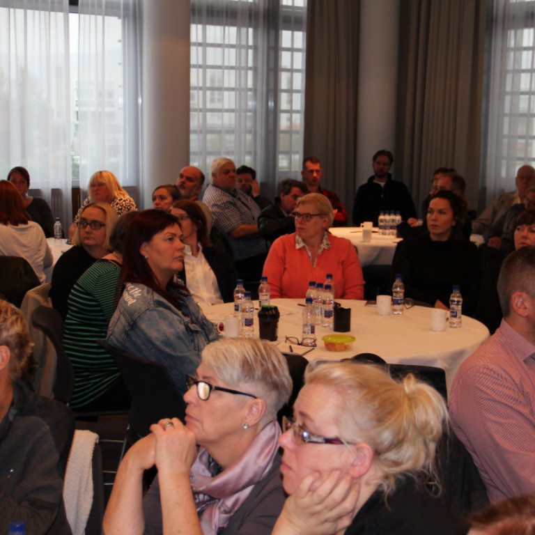 Góð þátttaka var á trúnaðarmannaráðstefnunni.