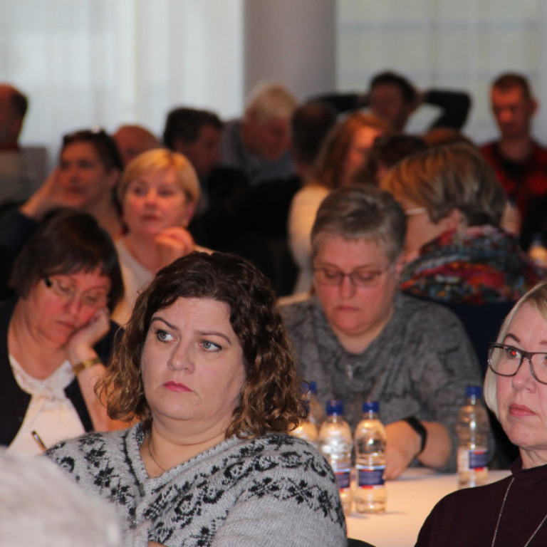 Góð þátttaka var á trúnaðarmannaráðstefnunni.