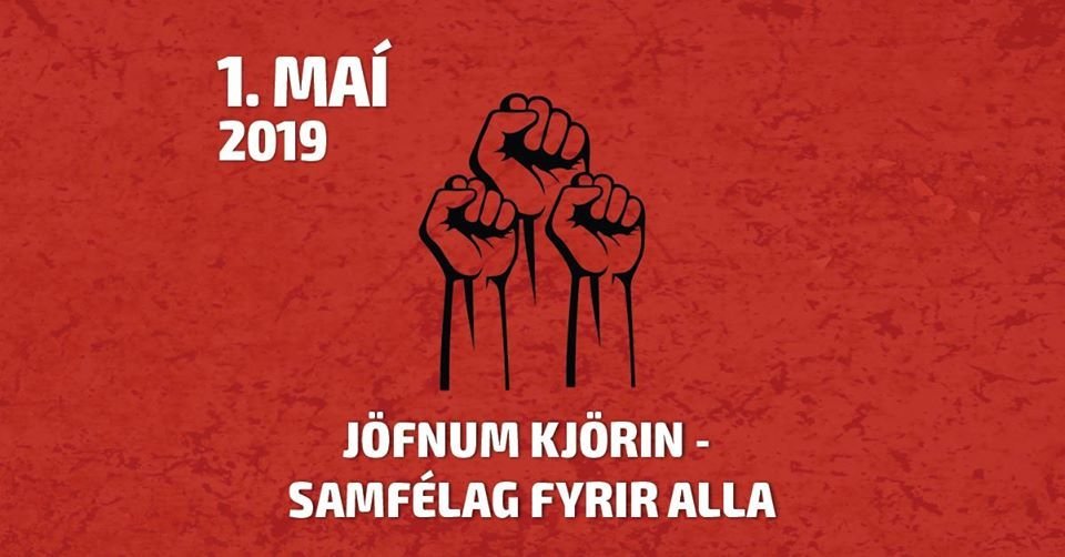 Kröfugangan leggur af stað klukkan 13:30.