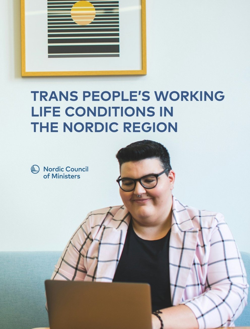 Forsíða nýrrar skýrslu um stöðu trans fólks á vinnumarkaði