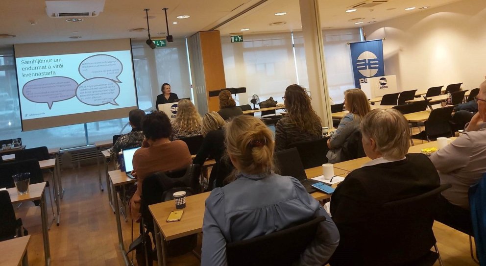 Helga Björg Ragnarsdóttir fjallar um virðismat og virðismatskerfi