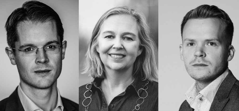 Róbert Farestveit (t.v.), Sigríður Ingibjörg Ingadóttir og Vilhjálmur Hilmarsson.