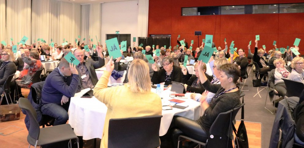 Síðasta þing BSRB var haldið haustið 2018.