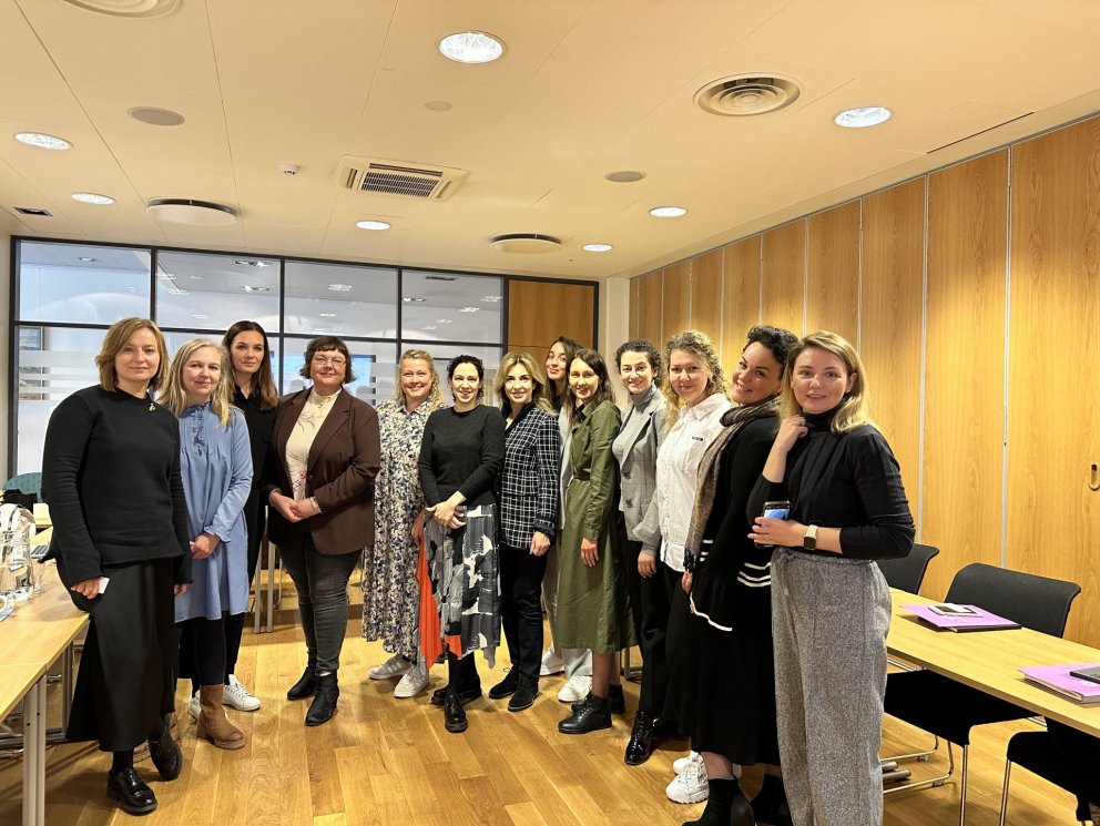 Úkraínskar konur heimsækja BSRB