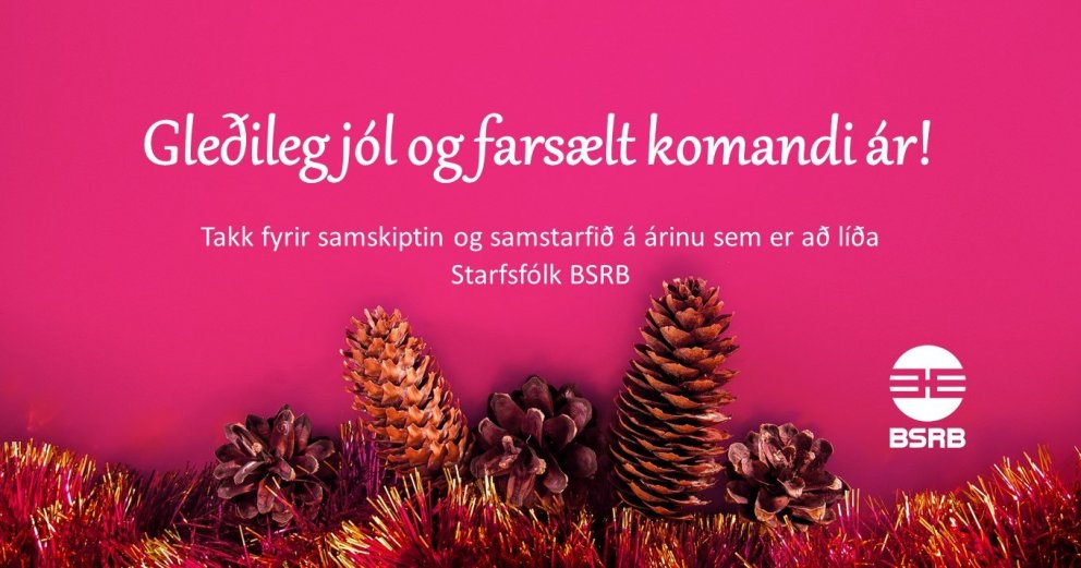 Hátíðarkveðja frá starfsfólki BSRB!