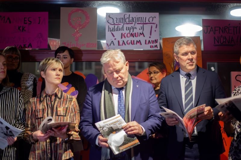 Gert að uppfylla kröfurnar áður en 50 ár verða liðin frá Kvennafrídeginum 1975