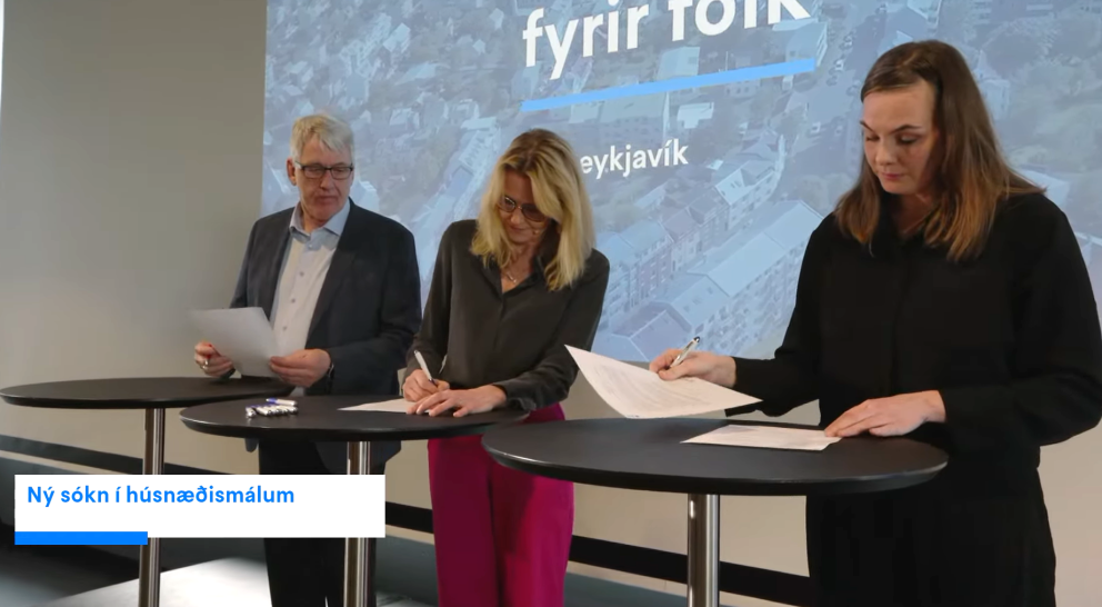 Heiða Björg Hilmisdóttir, borgarstjóri, Finnbjörn A. Hermannsson, forseti Alþýðusambands Íslands og …