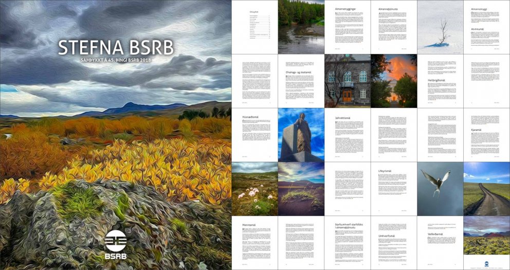 Stefna BSRB var uppfærð á 45. þingi bandalagsins og hefur nú verið gefin út.