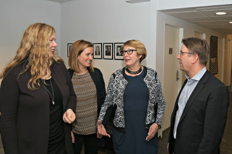 Fulltrúar Íbúðalánasjóðs funduðu með Velferðarnefnd BSRB. Frá vinstri: Hrafnhildur Sif Hrafnsdóttir,…