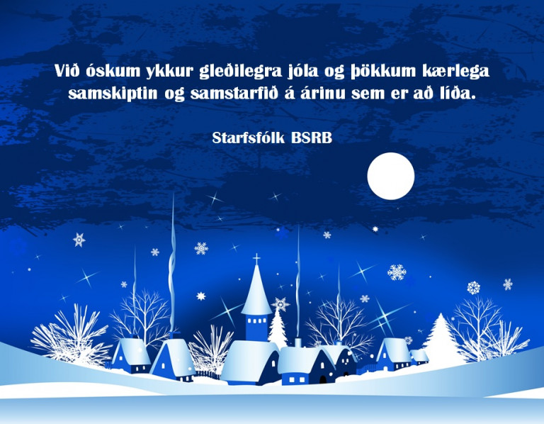 Gleðilega jólahátíð!