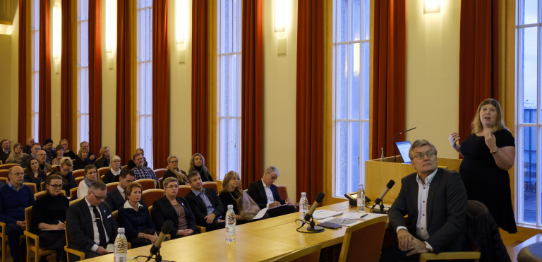 Sigrún Ólafsdóttir prófessor fjallaði um afstöðu Íslendinga til heilbrigðiskerfisins í erindi sínu í…