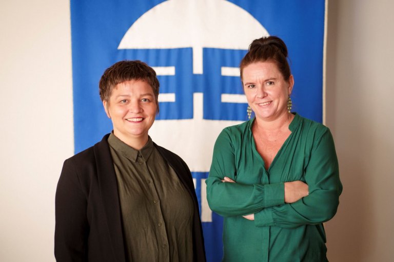 Fríða Rós Valdimarsdóttir og Rakel Pálsdóttir