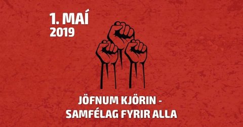 Kröfugangan leggur af stað klukkan 13:30.