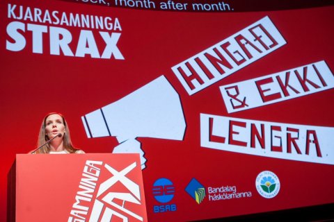 Verkföll munu skella á klukkan 12 á miðnætti náist samningar ekki fyrir þann tíma.