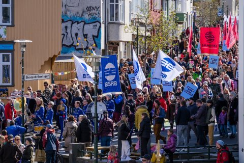 1. maí um allt land