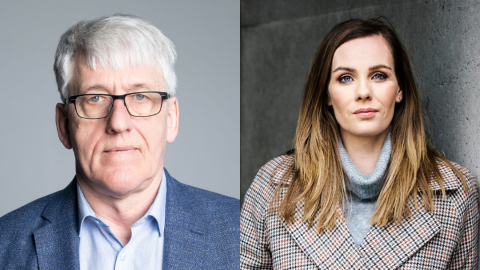 Finnbjörn Hermannsson, forseti ASÍ og Sonja Ýr Þorbergsdóttir, formaður BSRB