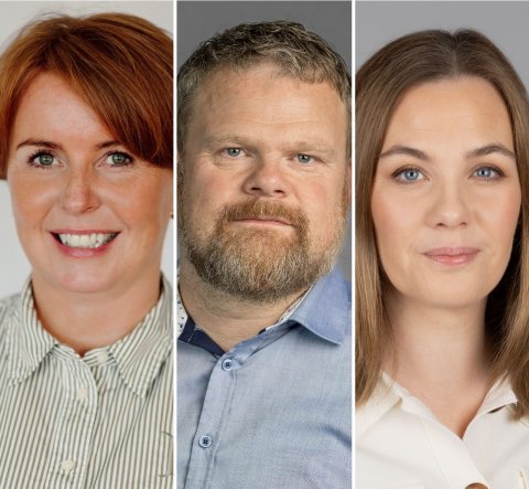Helga Rósa Másdóttir formaður Félags íslenskra hjúkrunarfræðinga, Magnús Þór Jónsson formaður Kennar&hellip;