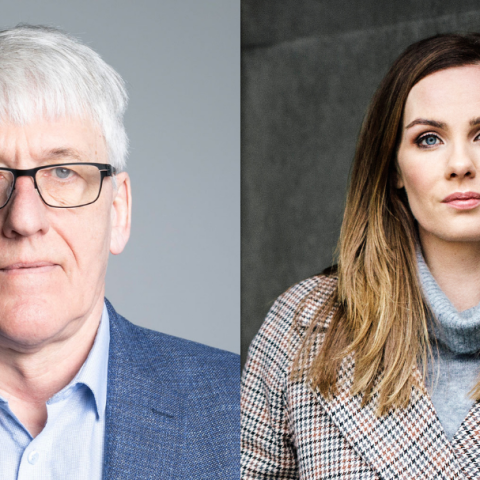 Finnbjörn Hermannsson, forseti ASÍ og Sonja Ýr Þorbergsdóttir, formaður BSRB