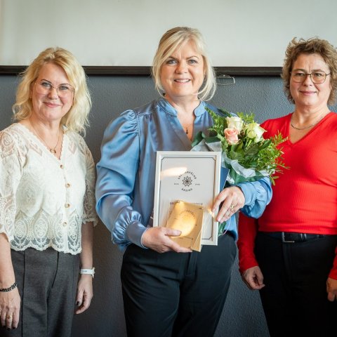 Hrund Hlöðversdóttir framkvæmdastjóri Heklu mannauðssjóðs, Aldís Hafsteinsdóttir, sveitarstjóri Hrunamannahrepps og Árný Erla Bjarnadóttir, formaður FOSS