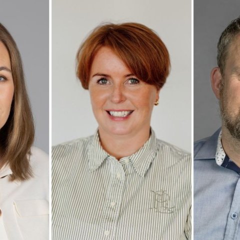 Helga Rósa Másdóttir er formaður Félags íslenskra hjúkrunarfræðinga, Magnús Þór Jónsson er formaður Kennarasambands Íslands og Sonja Ýr Þorbergsdóttir er formaður BSRB.