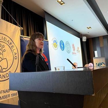 Sandra Franks, formaður Sjúkraliðafélags Íslands. Ljósmynd/Axel Jón