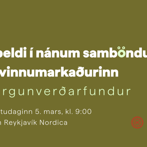 Morgunverðarfundur um ofbeldi í nánum samböndum og vinnumarkaðinn