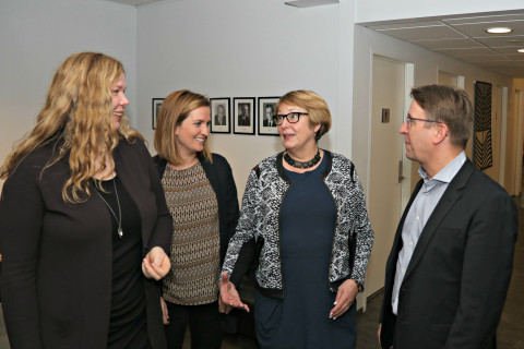 Fulltrúar Íbúðalánasjóðs funduðu með Velferðarnefnd BSRB. Frá vinstri: Hrafnhildur Sif Hrafnsdóttir,…