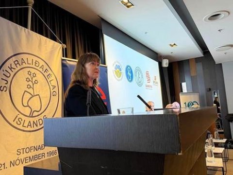 Sandra Franks, formaður Sjúkraliðafélags Íslands. Ljósmynd/Axel Jón