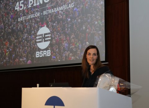 Sonja Ýr Þorbergsdóttir, formaður BSRB.